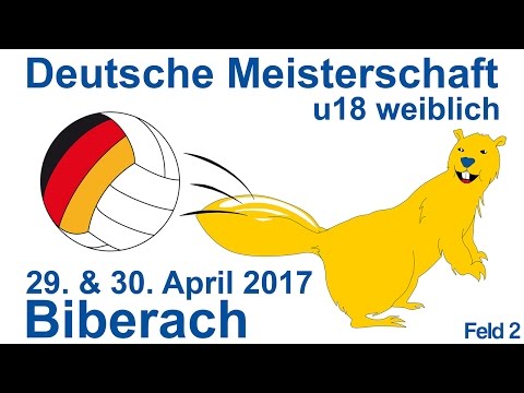 Deutsche Meisterschaft U18w 2017 in Biberach Sonntag Feld 2