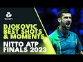 Novak Djokovic Best Shots & Moments! | Nitto ATP Finals 2023