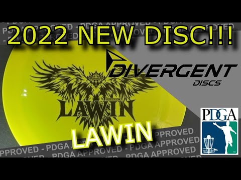 DISC GOLF NEWS | NEW DIVERGENT DISCS DRIVER | LAWIN