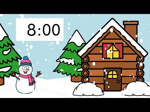 Winter Snow 8 Minute Rotation Timer + 2 Minute Clean Up Timer