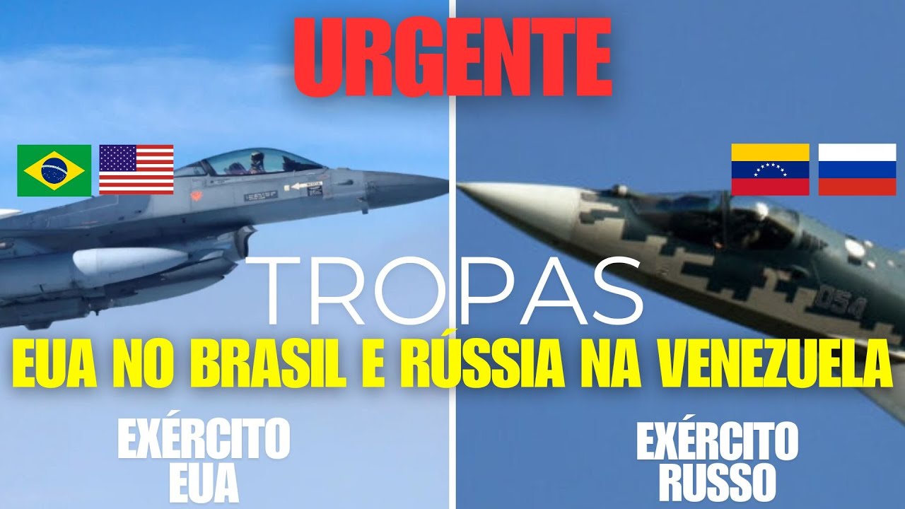 TROPAS DOS EUA NO BRASIL E DA RUSSIA NA VENEZUELA! E AGORA?