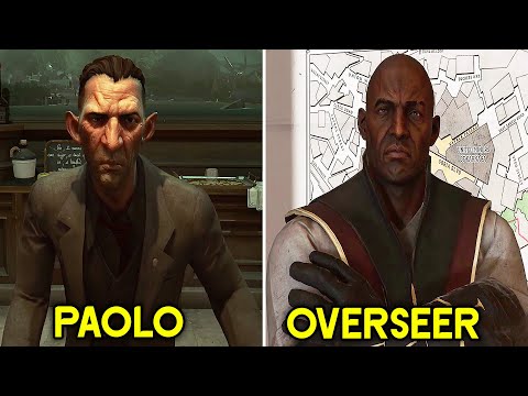Dishonored 2 - Side With Paolo VS Overseer Byrne (All Choices)
