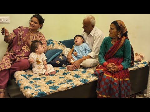 Manku Bedu went to meet his grandparents 🥰🪔🎇