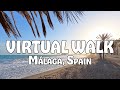 Virtual Hike On The Beach - Playa La Malagueta in Winter 2022 | Malaga, Spain