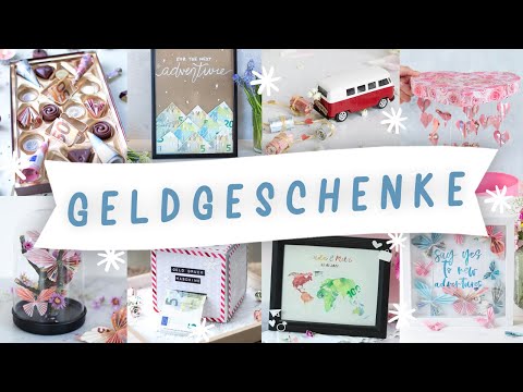 13 kreative DIY Geldgeschenke basteln für Hochzeiten, Geburtstage oder ein Jubiläum | TRYTRYTRY