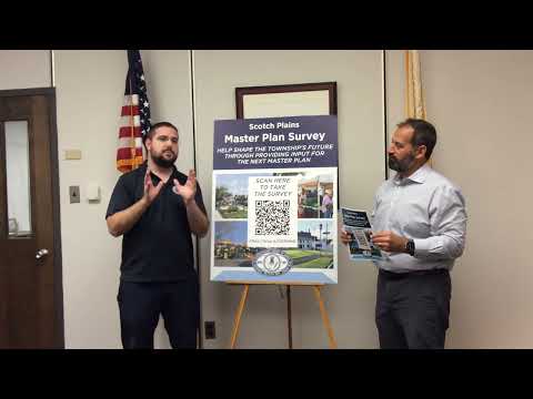 Scotch Plains Master Plan - Message from Mayor Josh Losardo &  Director of Redevelopment, Tom Strowe