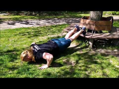 Outdoor Parkbank Workout mit Clemens (04:48min)