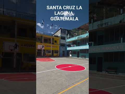 It was built in 1630, Santa Cruz la Laguna Catholic Church, Guatemala