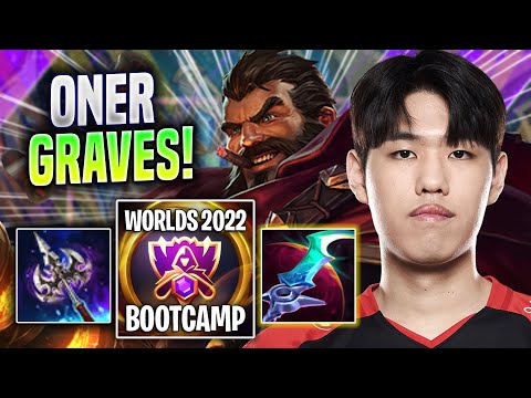 ONER IS A GOD WITH GRAVES! - T1 Oner Plays Graves JUNGLE vs Kha'zix! | Bootcamp 2022