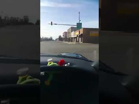 Drving with Chavah looking for coffee Colby, Kansas