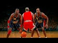 The Day PRIME Michael Jordan DESTROYED Hakeem Olajuwon Clyde Drexler