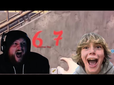 CaseOh Crashes out because of 6 7 meme | CaseOh funny moments 
