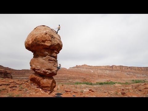 Happy Turk (aka: Devil's Golfball) Aid Climb: Moab, Utah