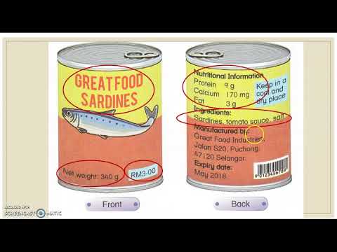Year 5 : Food Label (TB78)