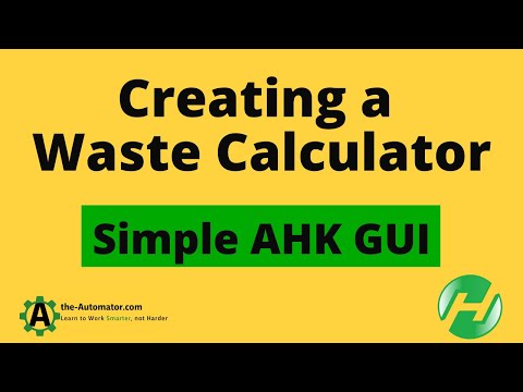 How much do you waste? Creating a simple Waste Calculator