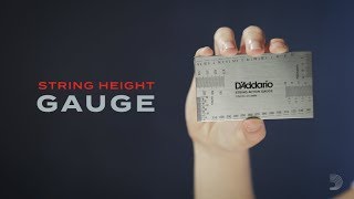 D'Addario String Height Gauge Video