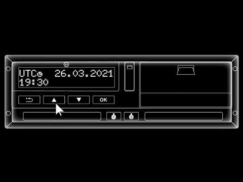 Zeitumstellung am DTCO 4.0 - Digitales Kontrollgerät
