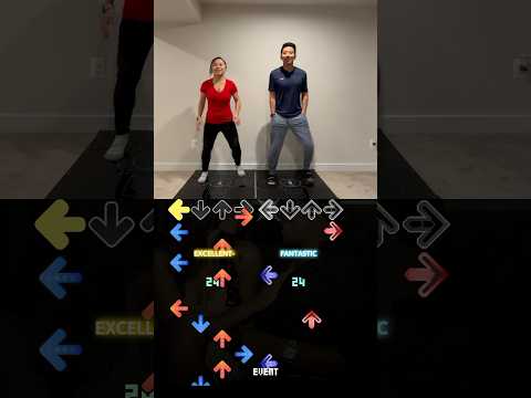 Teaching her how to DDR #becauseofyou #neyo #stepmania #ddr