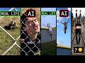 Jiemba Sands Ultimate Real Life Vs AI Funny Compilation