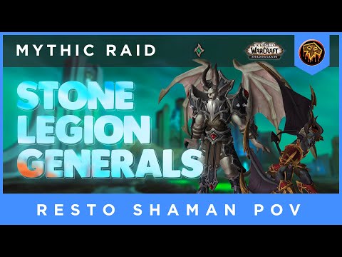 Stone Legion Generals Mythic vs Thrylos - Quel'thalas (US) ★ Resto Shaman POV