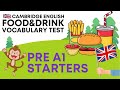 Food and drink English vocabulary Pre A1 Fun for Starters - Cambridge English YLE Exams