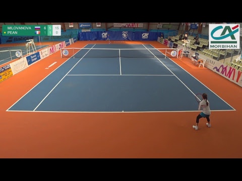 MILOVANOVA Victoria (RUS) VS PEAN Auregane (FRA) - Court J. Sanchez