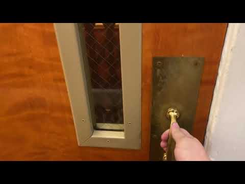 Vintage Warner Traction elevator at the Biltmore Greensboro NC