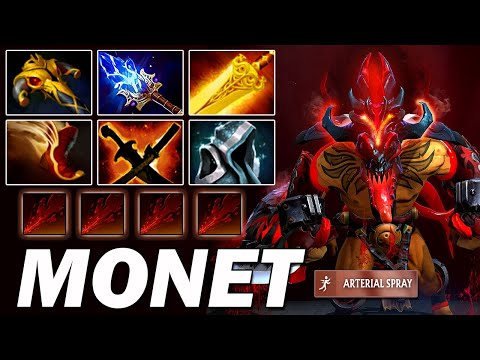 The Art of Bloodseeker: Monet's Safelane Carry Gameplay | IMMORTAL RANK!