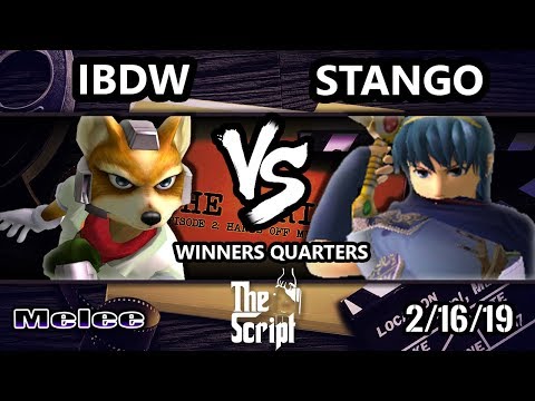 The Script 2 - iBDW (Fox) Vs. Stango (Marth) - Smash Melee Winners Quarters