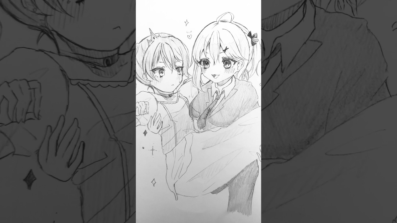 ビビデバ描いてみた🌸☄️miCometに届け…!! #星街すいせい #アナログイラスト #アナログ #絵 #illustration #イラスト #short#shorts