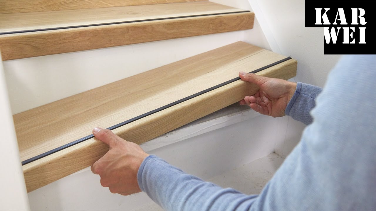 KARWEI | Traprenovatie hout op trap aanbrengen