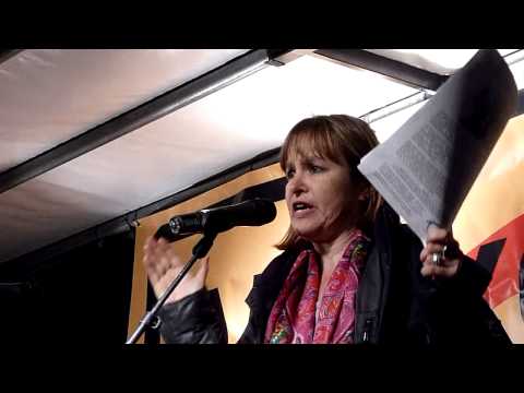 Heike Hänsel (MdB, Die Linke) - 163. Montagsdemo gegen Stuttgart 21 - 04.03.2013