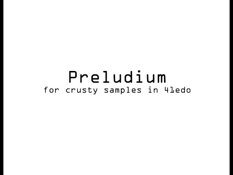 Preludium, for microtonal video game ensemble (41edo)