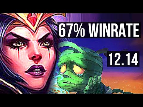 LEBLANC & Trist vs AMUMU & Sivir (SUP) | 3/0/7, 67% winrate | KR Diamond | 12.14