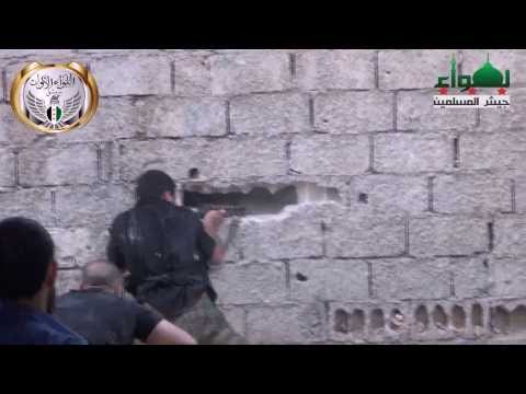 التصدي لمنع محاولة قوات النظام اقتحام حي القابون في دمشق من قبل اللواء الأول في دمشق