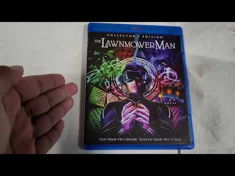 THE LAWNMOWER MAN 1992 SCREAM FACTORY COLLECTORS EDITION BLU RAY UNBOXING REVIEW!!!
