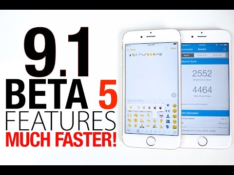 iOS 9.1 Beta 5 Released! New Features Review + Speed Test
