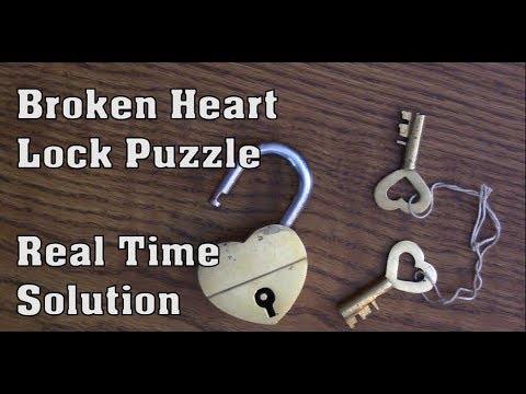 You're Breakin' My Heart! Trick Lock Puzzle