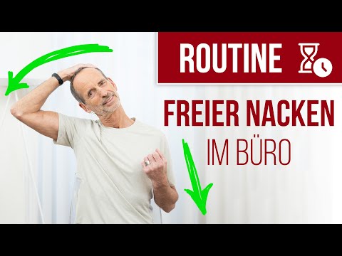Gegen Nackenschmerzen im Büro – Mache diese 10-Minuten Routine!