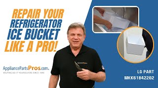 How to Replace LG/Kenmore Refrigerator Ice Bucket MKK61842202