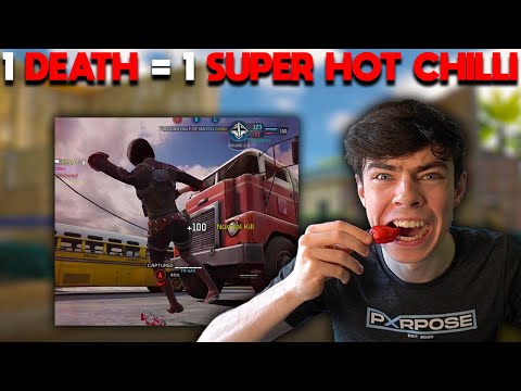 1 SUPER HOT PEPPER for EVERY DEATH in COD Mobile... x100 HOTTER THAN Jalapeño (I cried)