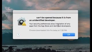 How to open a Mac app/pkg/dmp from an Unidentified Developer