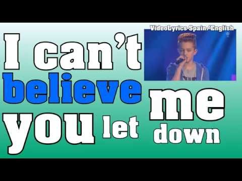 The Voice Kids 2015-Luca Schatz-I'm not the only one-Lyrics