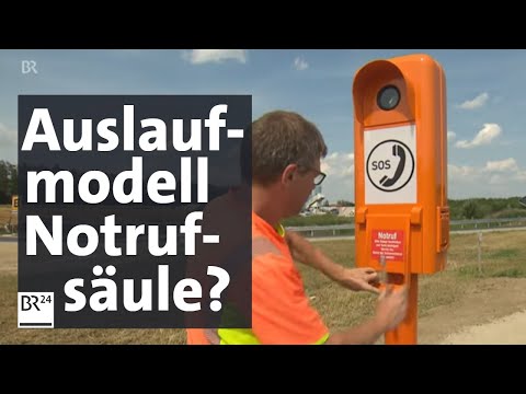 Braucht man die Notrufsäulen auf der Autobahn überhaupt noch? | Abendschau | BR24