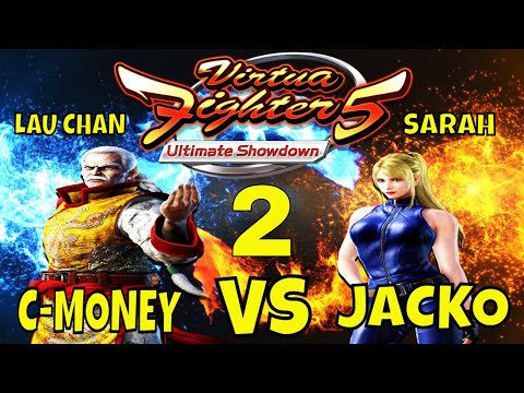 VF5US- JACKO VS C-MONEY 2! (Virtua Fighter 5: Ultimate Showdown)- Lau Chan VS Sarah Bryant Matches.