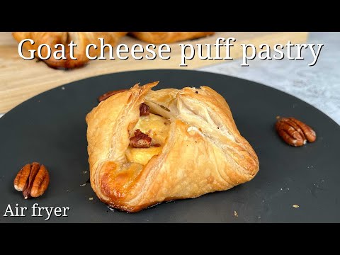 Goat cheese puff pasty Air fryer | Feuilleté chèvre/miel