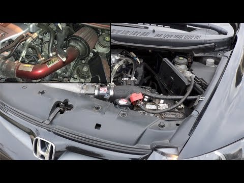Short Ram Intake vs Cold Air Intake VTEC Crossover!