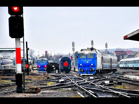 Rail activity in Oradea-Romania-28.01.2020-Activitate feroviară