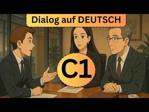 Gehalt verhandeln auf Deutsch | Dialog auf Deutsch C1 | German C1 Dialogue | Business German
