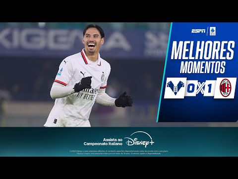 Gols e lances de Hellas Verona x Milan